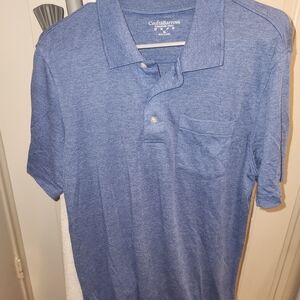 croft & barrow Men's Heather Blue Polo Shirt